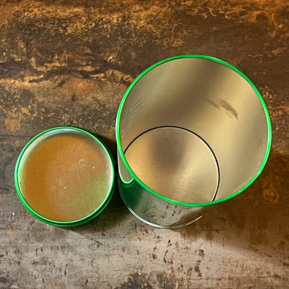LUSH Empty Green Cylinder Tin for Bath Bomb/Product Storage/Gifting/Display #2 - Picture 3 of 3